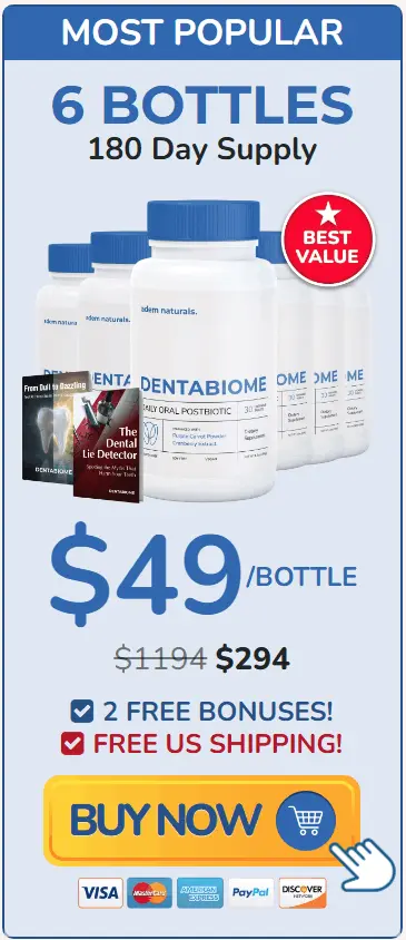 DentaBiome 6 bottles